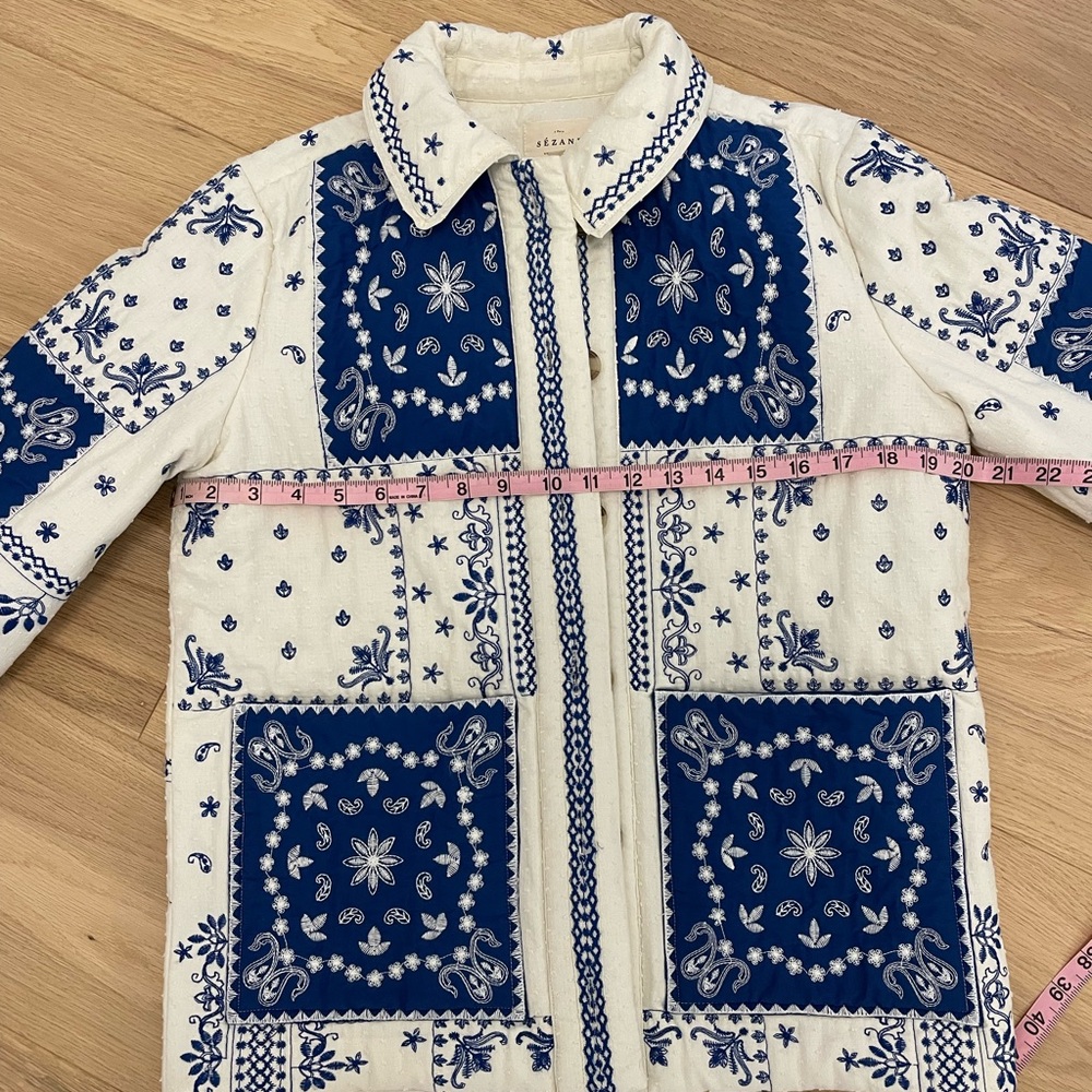 Sezane Smith Jacket Sz 34 - Picture 6 of 7